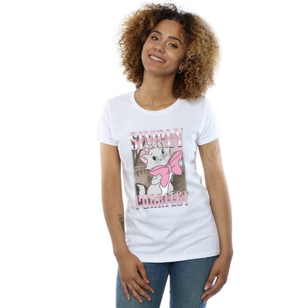 Disney Dam/dam Aristocats Marie Simply Purrfect Homage - bomulls-T-shirt