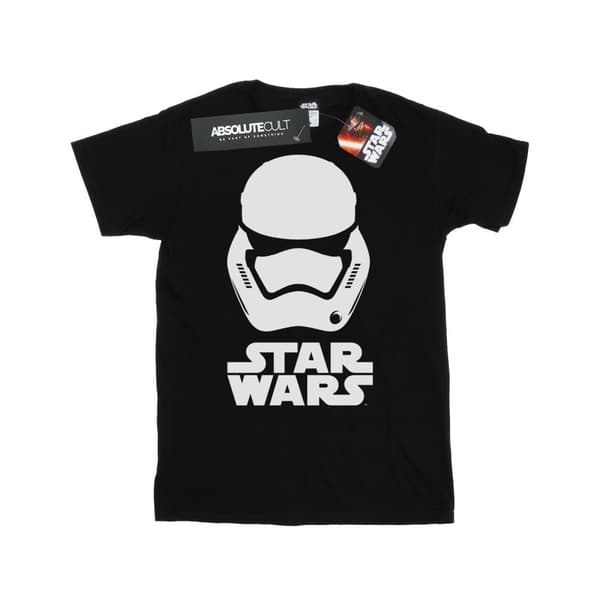 Star Wars T-shirt i bomull med stormtrooperhjälm från Force Awakens för tjejer