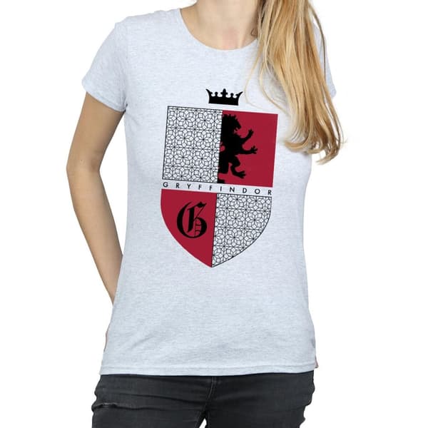 Harry Potter Gryffindor Shield - bomulls-T-shirt för kvinnor/damer