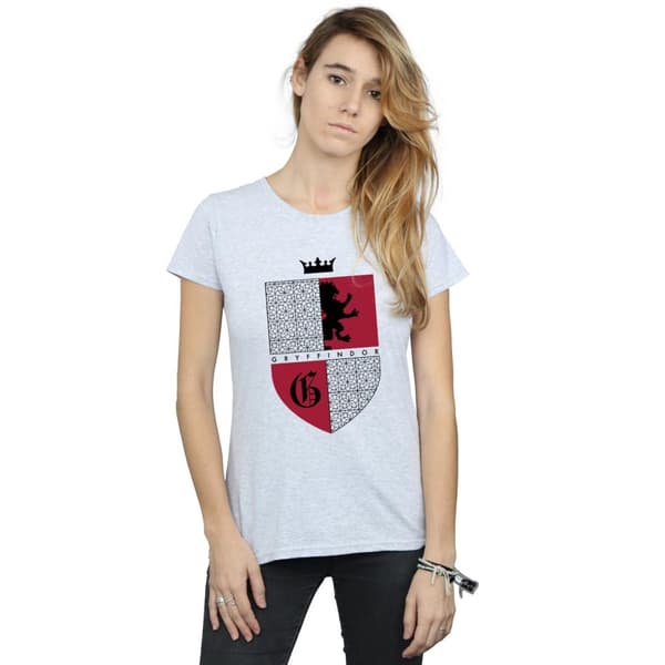 Harry Potter Gryffindor Shield - bomulls-T-shirt för kvinnor/damer