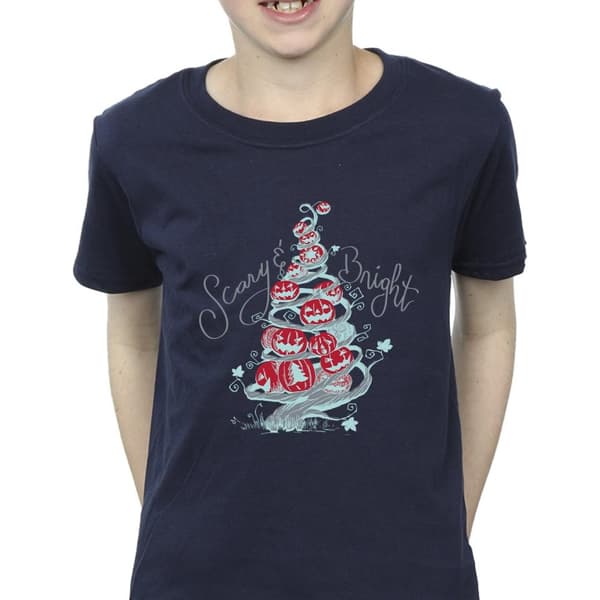 Disney Boys The Nightmare Before Christmas Scary & Bright T-Shirt