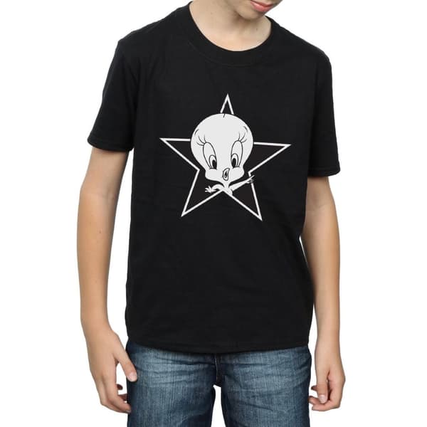 Looney Tunes Tweety Pie Mono Star T-shirt för pojkar
