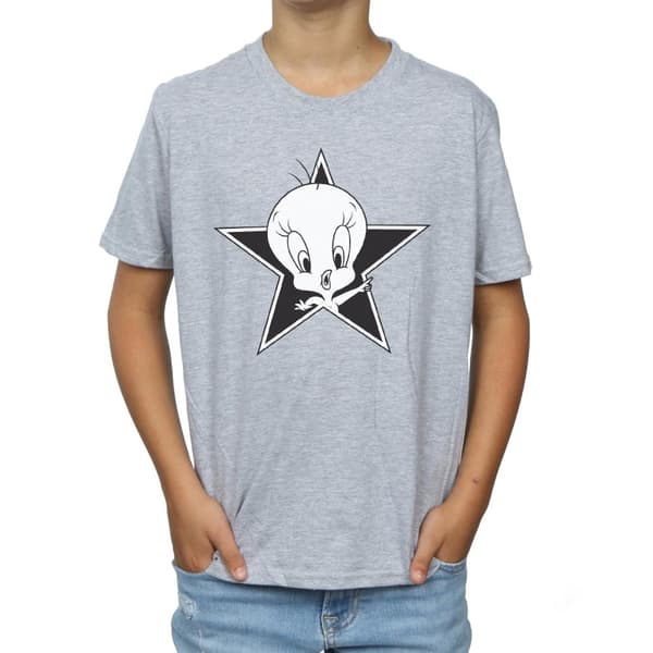 Looney Tunes Tweety Pie Mono Star T-shirt för pojkar