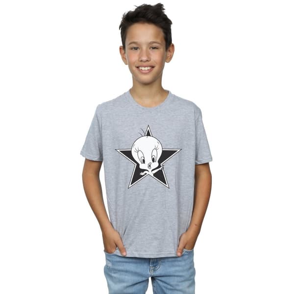 Looney Tunes Tweety Pie Mono Star T-shirt för pojkar
