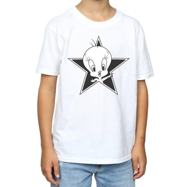 Looney Tunes Tweety Pie Mono Star T-shirt för pojkar