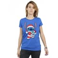 Miniatyrbilde 2 av 3: Disney Womens/Ladies Lilo And Stitch Stitch Christmas Cotton T-Shirt