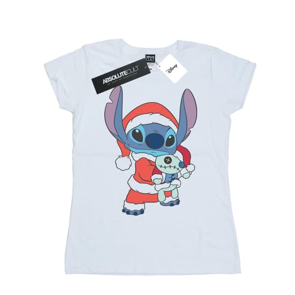 Disney Dam/Tjej Lilo And Stitch Stitch Christmas - T-shirt i bomull
