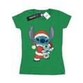 Miniatyrbilde 1 av 3: Disney Womens/Ladies Lilo And Stitch Stitch Christmas Cotton T-Shirt