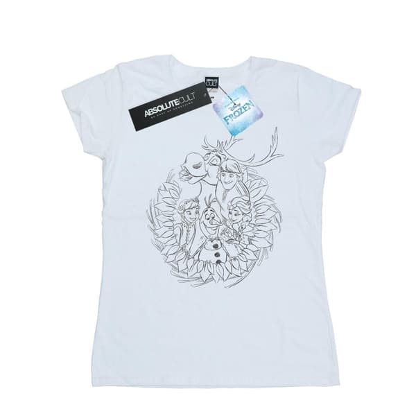 Disney Dam/Tjej Frozen Friends Wreath - T-shirt i bomull