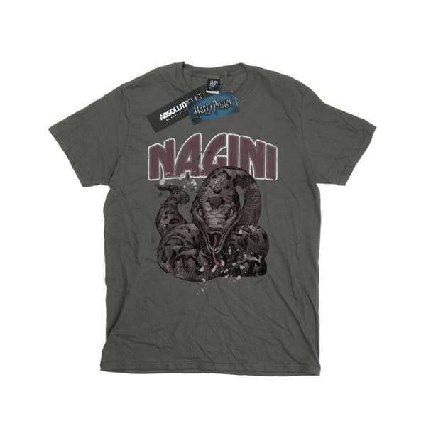 Harry Potter Mens Nagini Splats T-Shirt Charcoal L