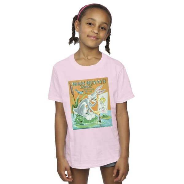 Looney Tunes Girls Bugs Bunny Colouring Book Cotton T-Shirt