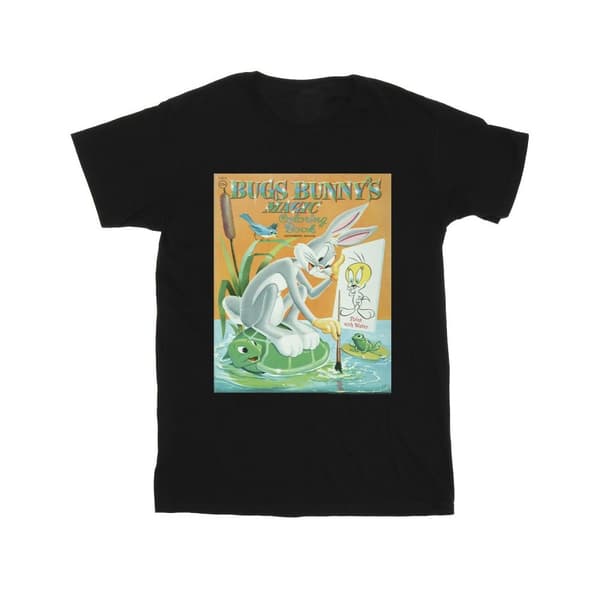 Looney Tunes Girls Bugs Bunny Colouring Book Cotton T-Shirt