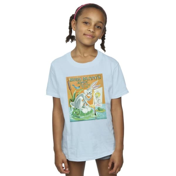 Looney Tunes Girls Bugs Bunny Colouring Book Cotton T-Shirt