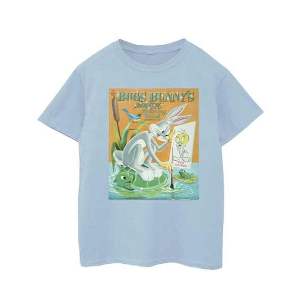 Looney Tunes Girls Bugs Bunny Colouring Book Cotton T-Shirt