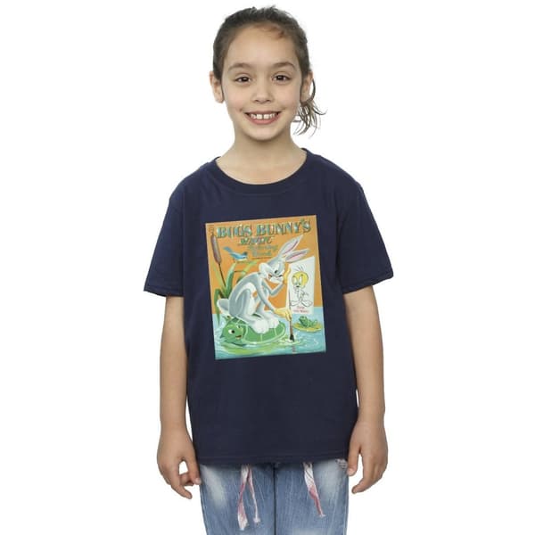 Looney Tunes Girls Bugs Bunny Colouring Book Cotton T-Shirt