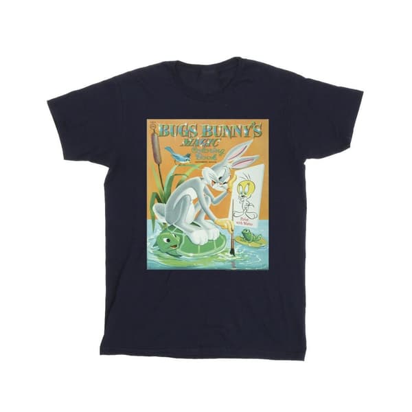 Looney Tunes Girls Bugs Bunny Colouring Book Cotton T-Shirt