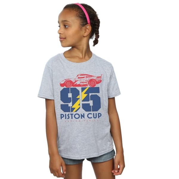 Disney Cars Piston Cup 95 T-shirt i bomull för flickor