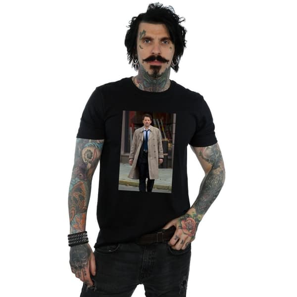 Supernatural Mens Castiel Photograph T-Shirt