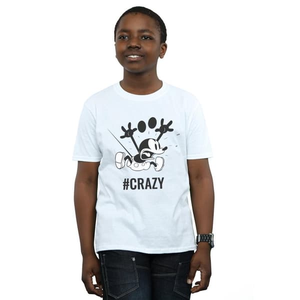 Disney Musse Pigg #Crazy T-shirt - pojkar