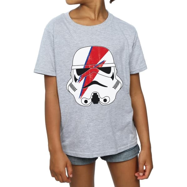 Star Wars Stormtrooper Glam Lightning Bolt bomulls-T-shirt för flickor