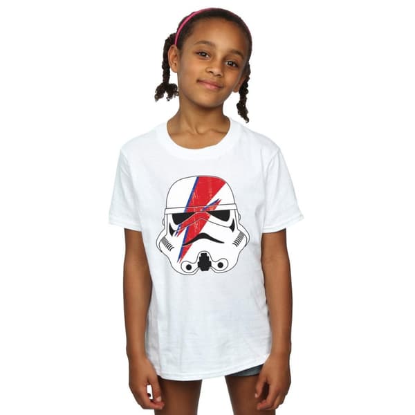 Star Wars Stormtrooper Glam Lightning Bolt bomulls-T-shirt för flickor