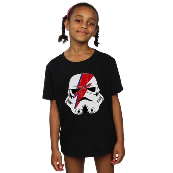 Star Wars Stormtrooper Glam Lightning Bolt bomulls-T-shirt för flickor