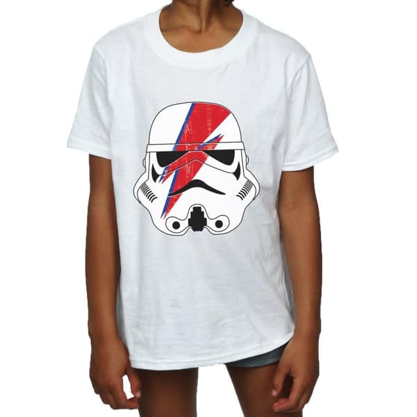 Star Wars Stormtrooper Glam Lightning Bolt bomulls-T-shirt för flickor