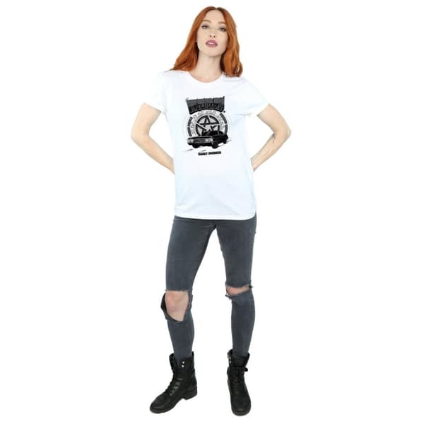 Supernatural Womens/Ladies Winchester Bros Cotton Boyfriend T-Shirt