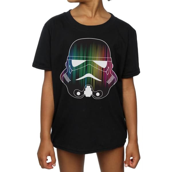 Star Wars Girls Stormtrooper Vertical Lights Cotton T-Shirt