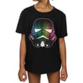 Miniatyrbild 3 av 5: Star Wars Stormtrooper - T-shirt i bomull med vertikalljus för flickor