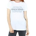 Miniatyrbilde 3 av 4: Star Wars The Rise Of Skywalker Womens/Ladies  Logo Cotton Boyfriend T-Shirt