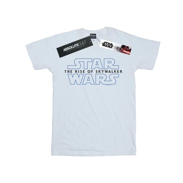 Star Wars The Rise Of Skywalker Womens/Ladies  Logo Cotton Boyfriend T-Shirt