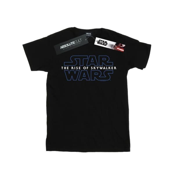 Star Wars The Rise Of Skywalker Womens/Ladies  Logo Cotton Boyfriend T-Shirt