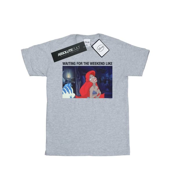 Disney Den lilla sjöjungfrun - Waiting For The Weekend - T-shirt i bomull för flickor