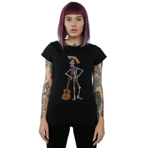 Disney Dam/Herr: Coco Hector med gitarr - T-shirt i bomull