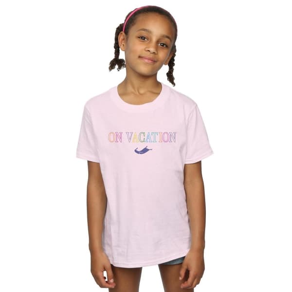 Disney T-shirt i bomull för flickor - Aladdin på semester