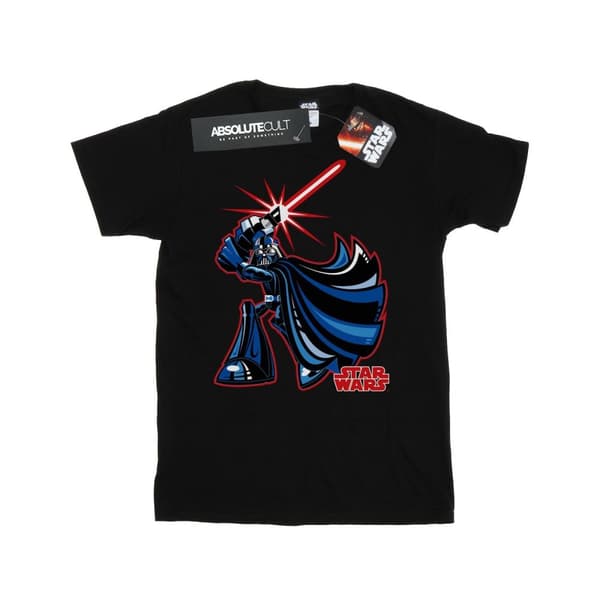 Star Wars T-shirt i bomull med Darth Vader-karaktär för flickor