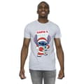 Miniatyrbilde 2 av 3: Disney Mens Lilo & Stitch Santa´s Here T-Shirt