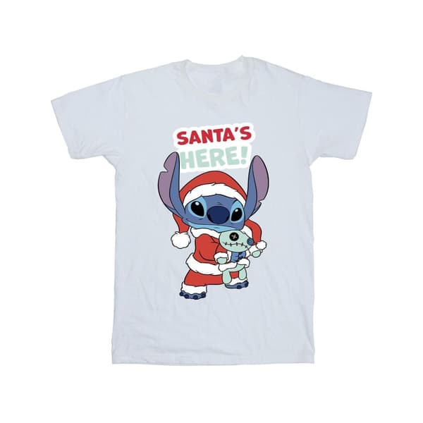 Disney Lilo & Stitch Santa´s Here T-shirt för herrar