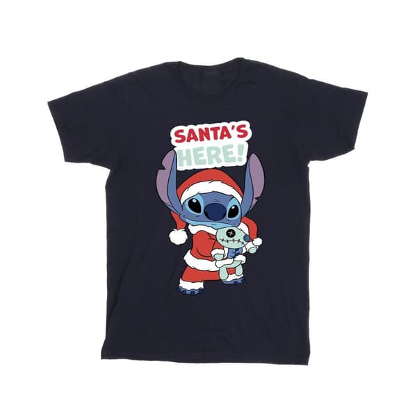 Disney Lilo & Stitch Santa´s Here T-shirt för herrar