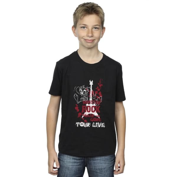 Looney Tunes Boys Taz Monster Rock T-Shirt