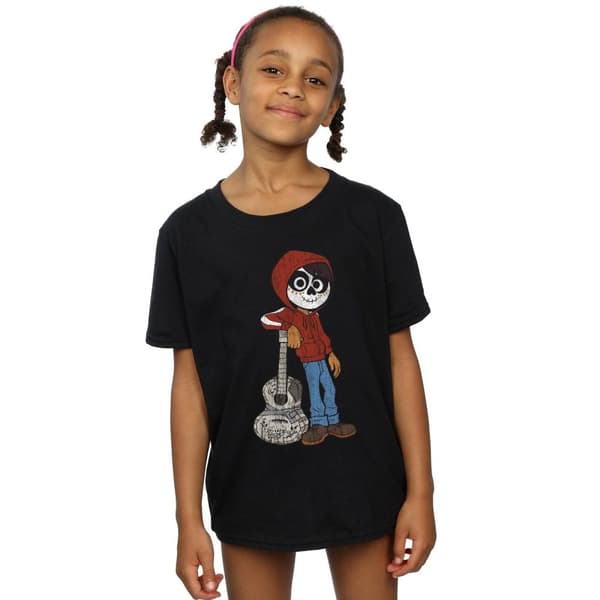 Disney Coco Miguel med gitarr - bomulls-T-shirt för flickor