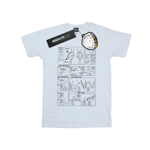 Looney Tunes Girls Bugs Bunny Construction Cotton T-Shirt