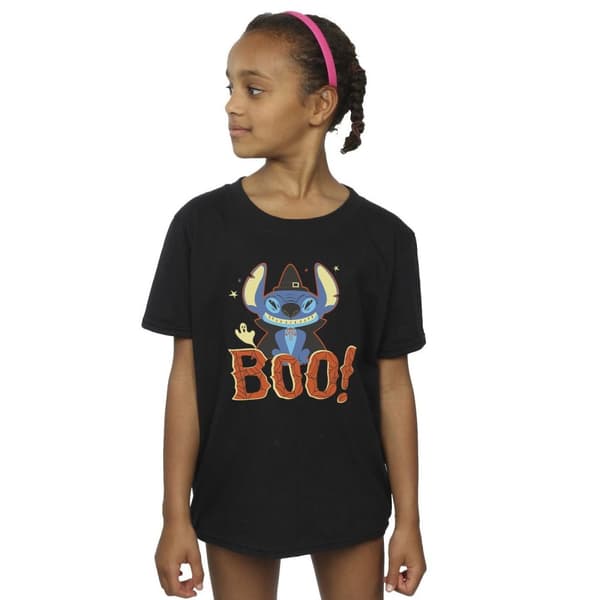 Disney Lilo & Stitch Boo! bomulls-T-shirt för flickor