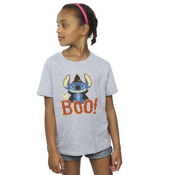 Disney Lilo & Stitch Boo! bomulls-T-shirt för flickor