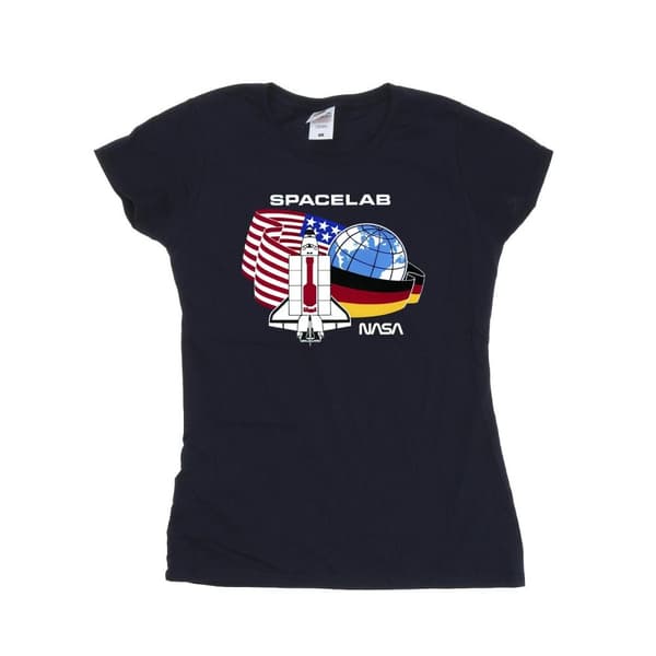 NASA T-shirt i bomull från Space Lab - dam/dam