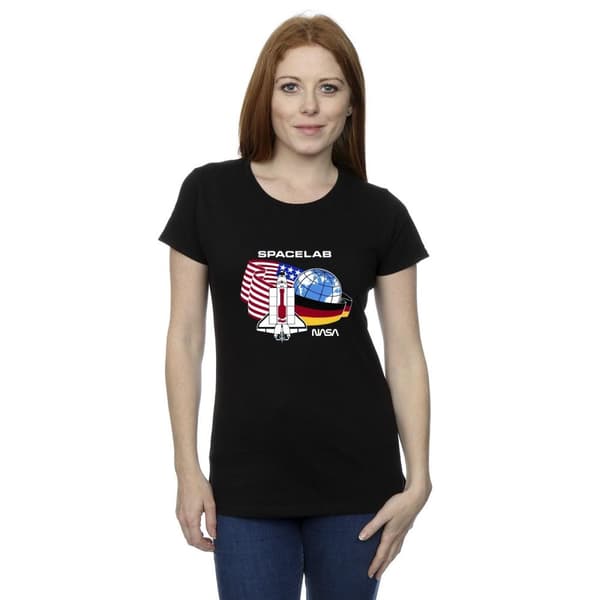 NASA T-shirt i bomull från Space Lab - dam/dam