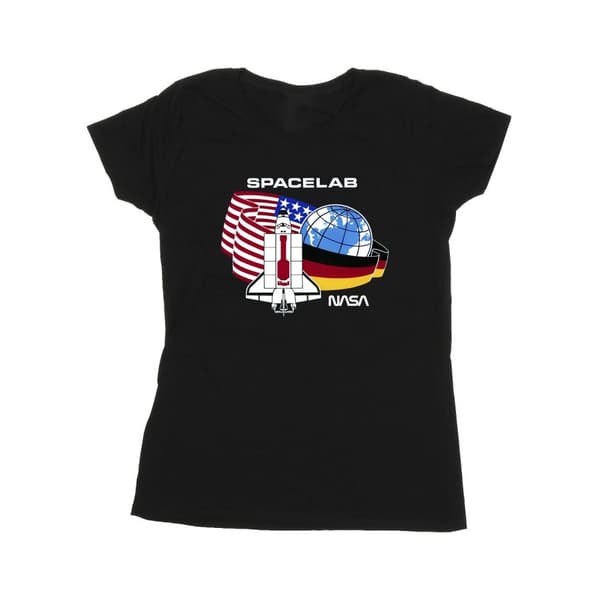 NASA T-shirt i bomull från Space Lab - dam/dam
