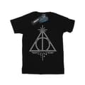 Miniatyrbillede 1 af 5: Harry Potter Girls Deathly Hallows Symbol Cotton T-Shirt