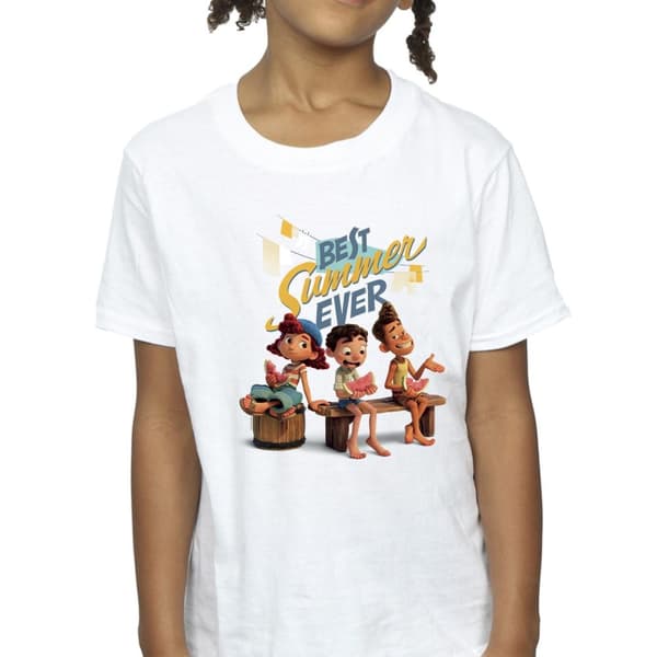 Disney Flickor Luca Best Summer Ever T-shirt i bomull